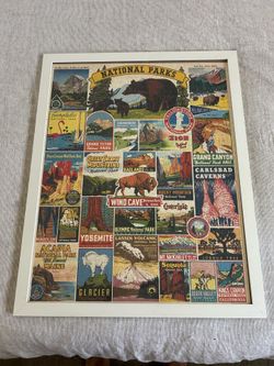 Framed National Parks Puzzle