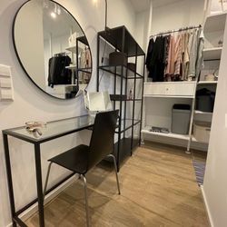 IKEA Glass Desk Shelf