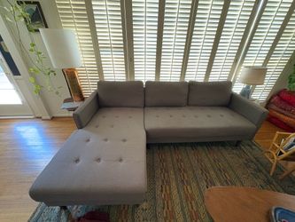 Mid Century Grey couch