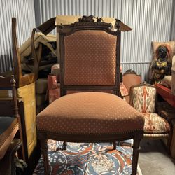 Sillas Antiguas Reales De Madera Talladas A Mano 