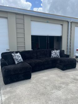 Midnight madness sectional couch