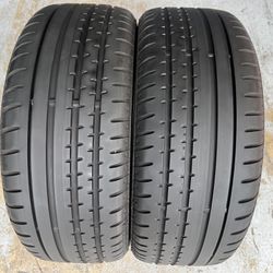 For Sale Two 225/45/17 Continental Sportcontact2 SSR Runflats Like New With 85% Left Excellent Pair 