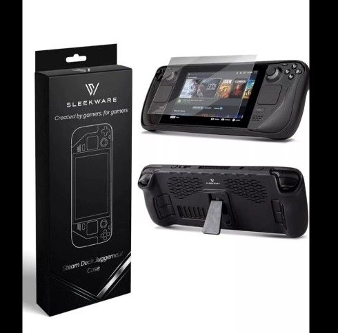 NEW!! STEAM DECK JUGGERNAUT CASE BY SLEEKWARE WITH SCREEN PROTECTOR