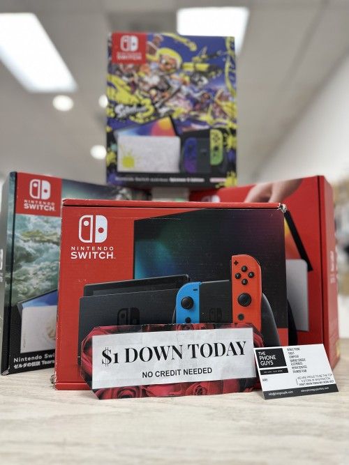 $1 Down Today - Get Your Favorite NINTENDO SWITCH Today 