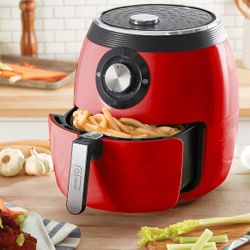 Red Air Fryer and Kettle 