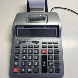 Casio HR-100TM Printing Calculator Tax & Exchange Plus Paper Rolls