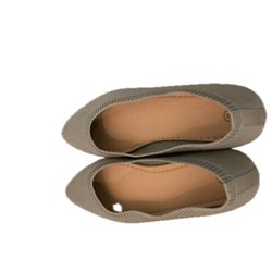 Light Gray Flats Size 10