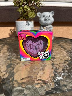 NeeDoh Good Vibes Only Heart 💜