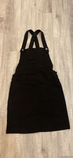 DENIM Overall Mini Dress para Mujer talla Small Stretch  New Without Tag