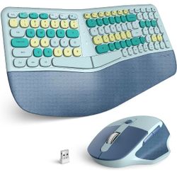 Wireless Keyboard And MOUSE combo Ergonomic