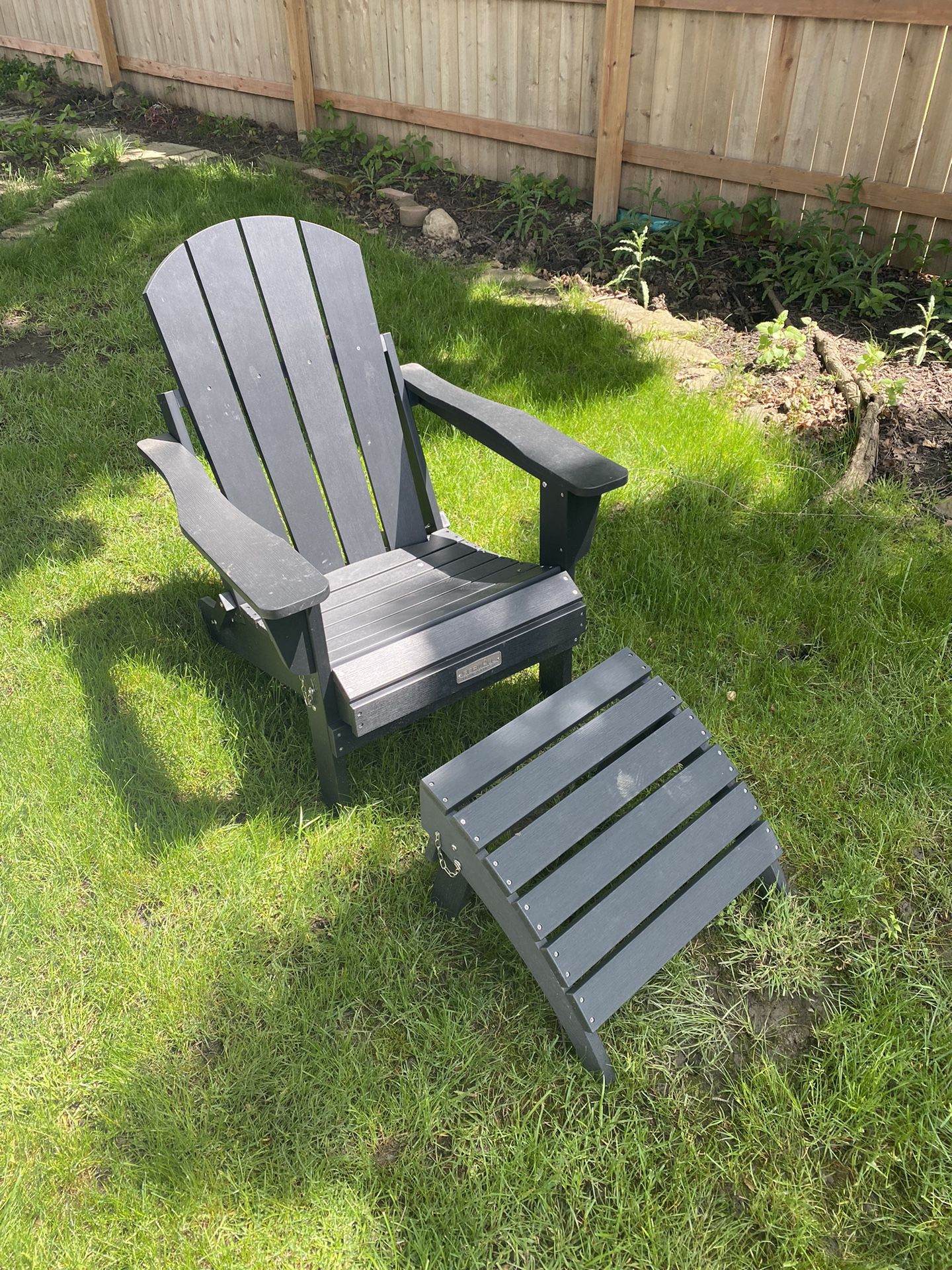 Serwall Adirondack Chair + Foot Stool