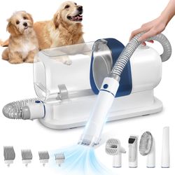 Dog Grooming Vacuum, Pet Grooming Vacuum Kit 2.3L Suction 99% Pet Hair with 5 Tools for Dog & Cat, brand new