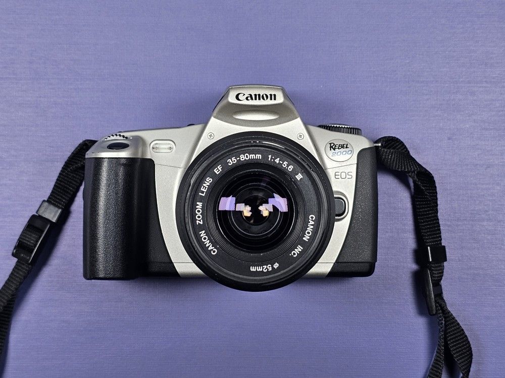 Canon Rebel 2000 35mm Film Camera with 35-80mm lens