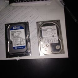 Two New Hard Drives One WD 250 GB One Hgst 6 TB