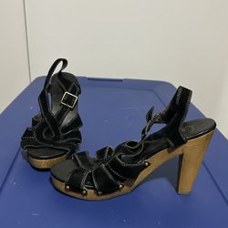 Black Strappy Heels