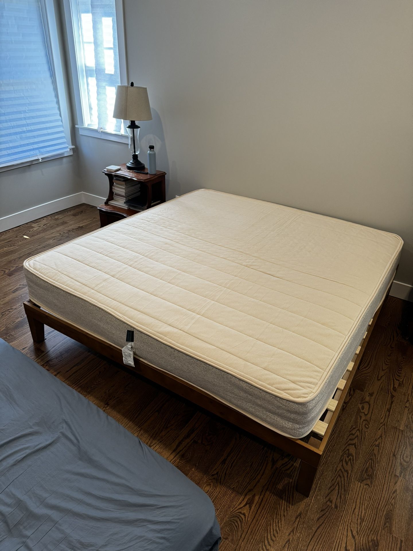 Birch Natural Mattress, King, Like New, Perfect Condition