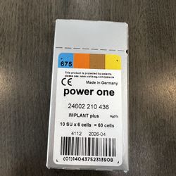 675 battery for cochlear implant