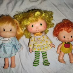 Vintage 1979 Strawberry Shortcake Dolls 🍓