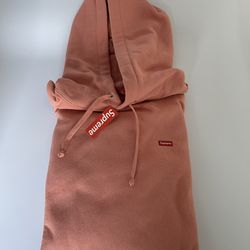 Supreme Small Box Hoodie Dusty Coral Size M