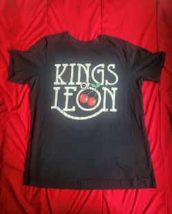 Kings of Leon Official Merch Black Graphic Band T-Shirt Size XL