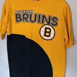 Vintage 90s Boston Bruins Tshirt Large