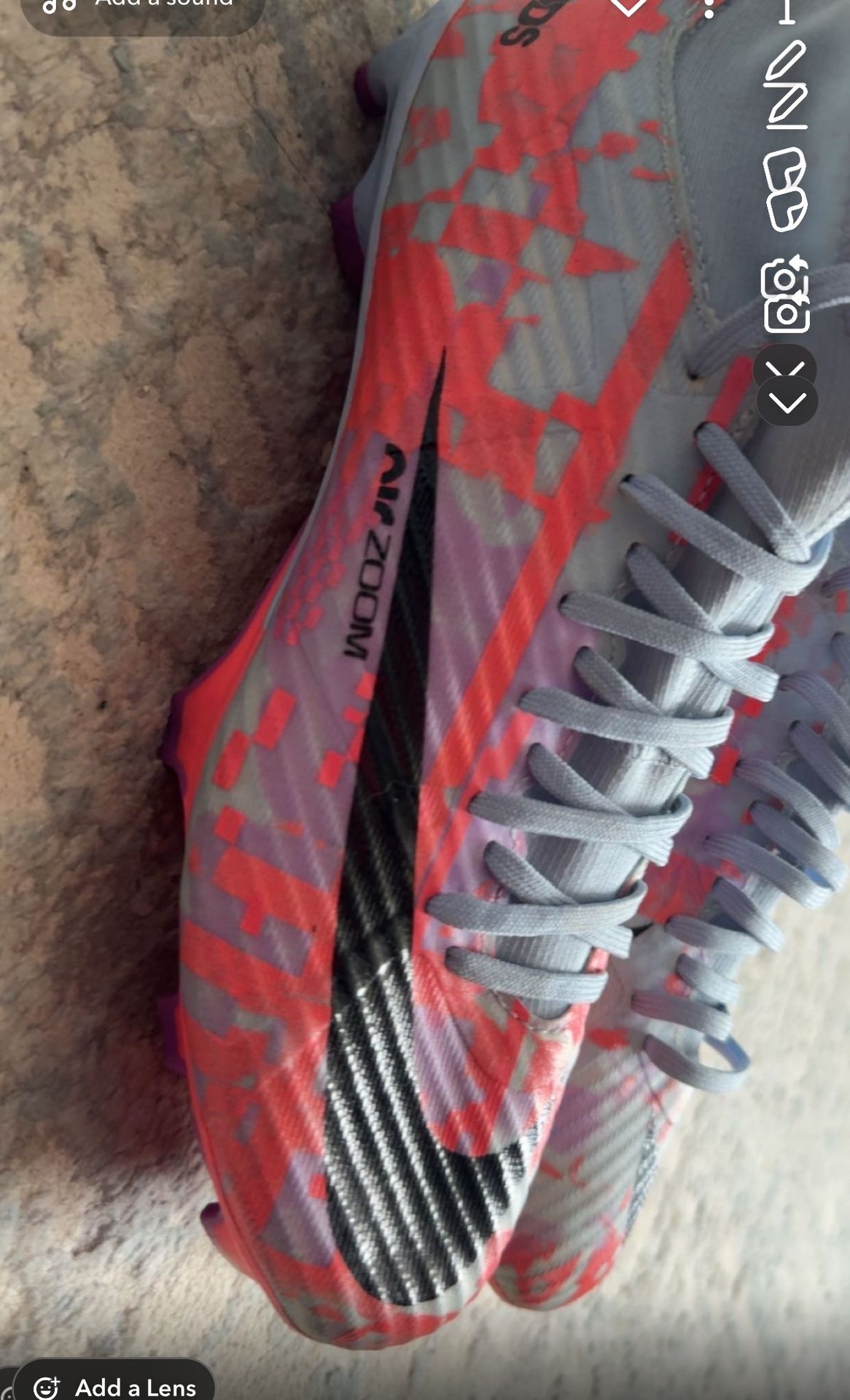 Size 8 Cr7 Cleats Valentines Day Edition