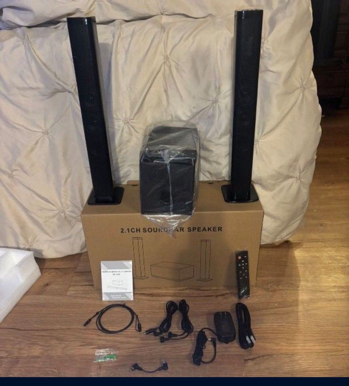 120 Watts Sound Bar With Subwoofer 5.0 Bluetooth Soundbar