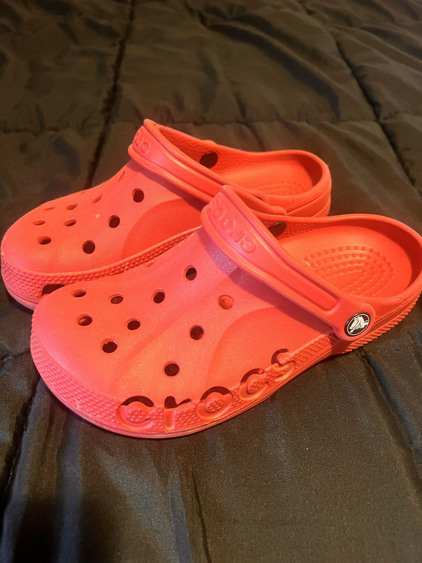 Red Crocs Great Condition