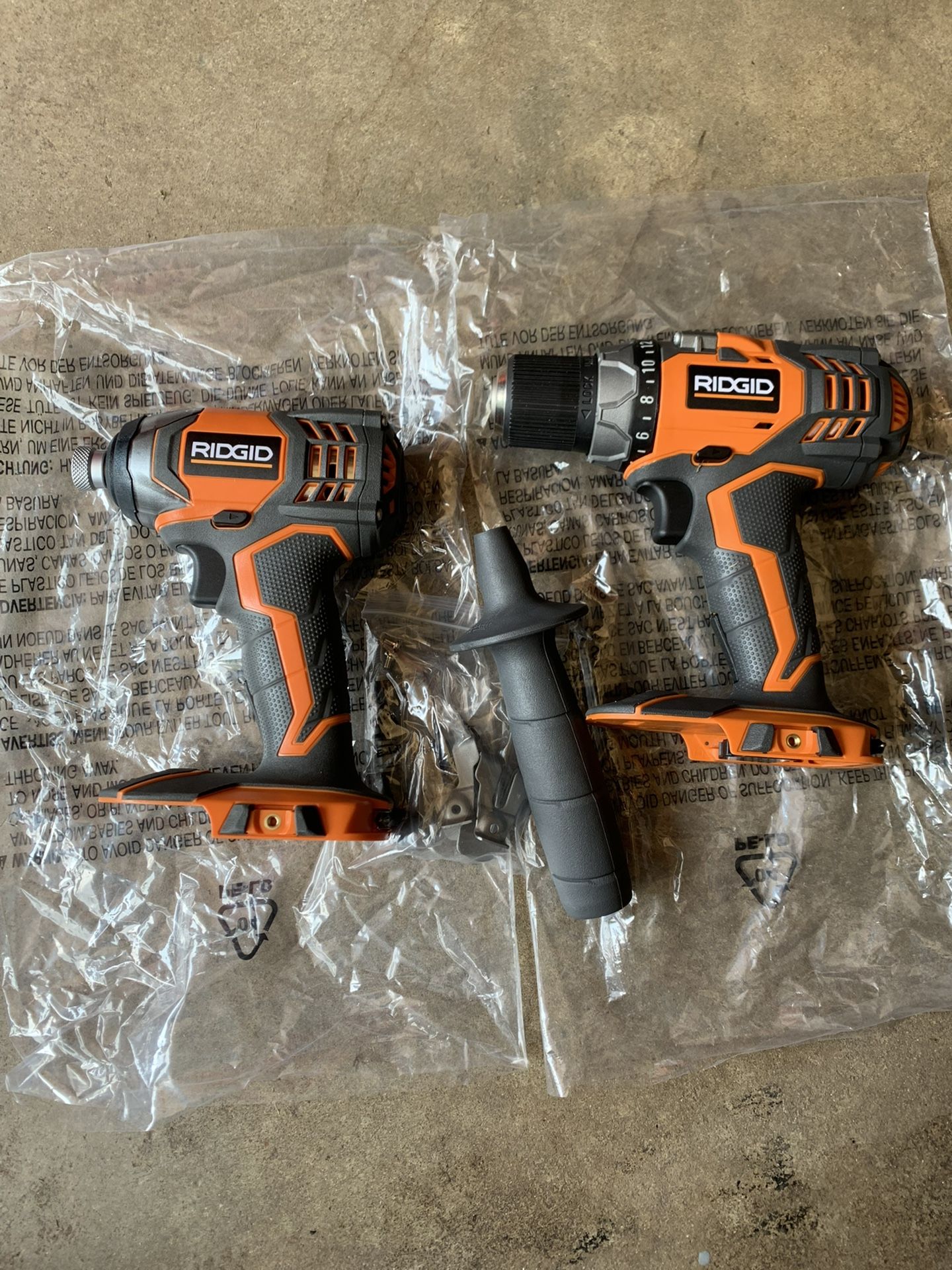 Brand New Ridgid Tools Impact Driver And Drill Driver (tools