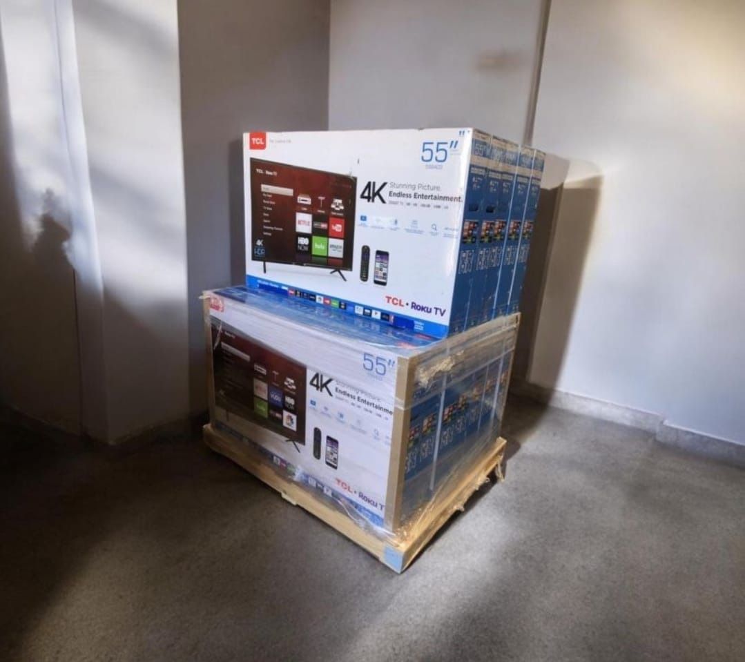 HD177 55” TCL smart 4k Roku led tv 