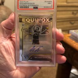 Psa Nine Walker Kessler Autograph 2022 Flux