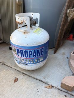 Propane Gas Tank Empty ( Hesperia Ca )