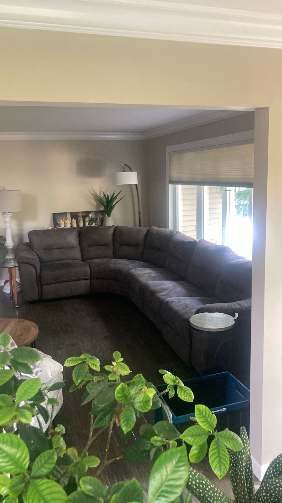 Sectional Couch W Recliners *Need Gone*