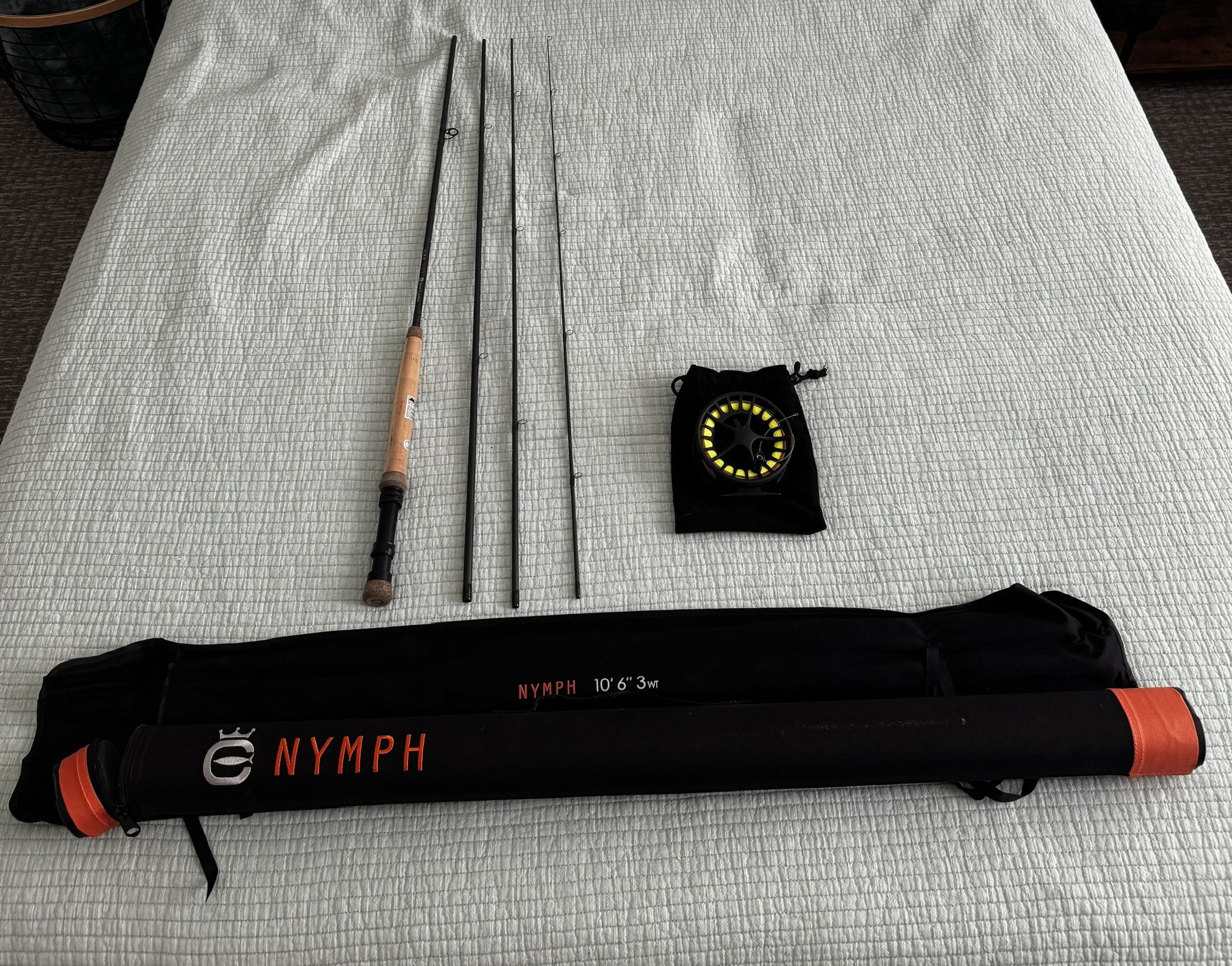 Cortland 10’6” 3wt Nymph Series Fly Rod + Lamson Liquid Reel (Size 3.5) – Like New