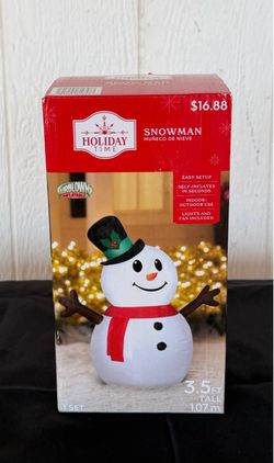 NEW 3.5 FT Snowman Christmas Inflatable