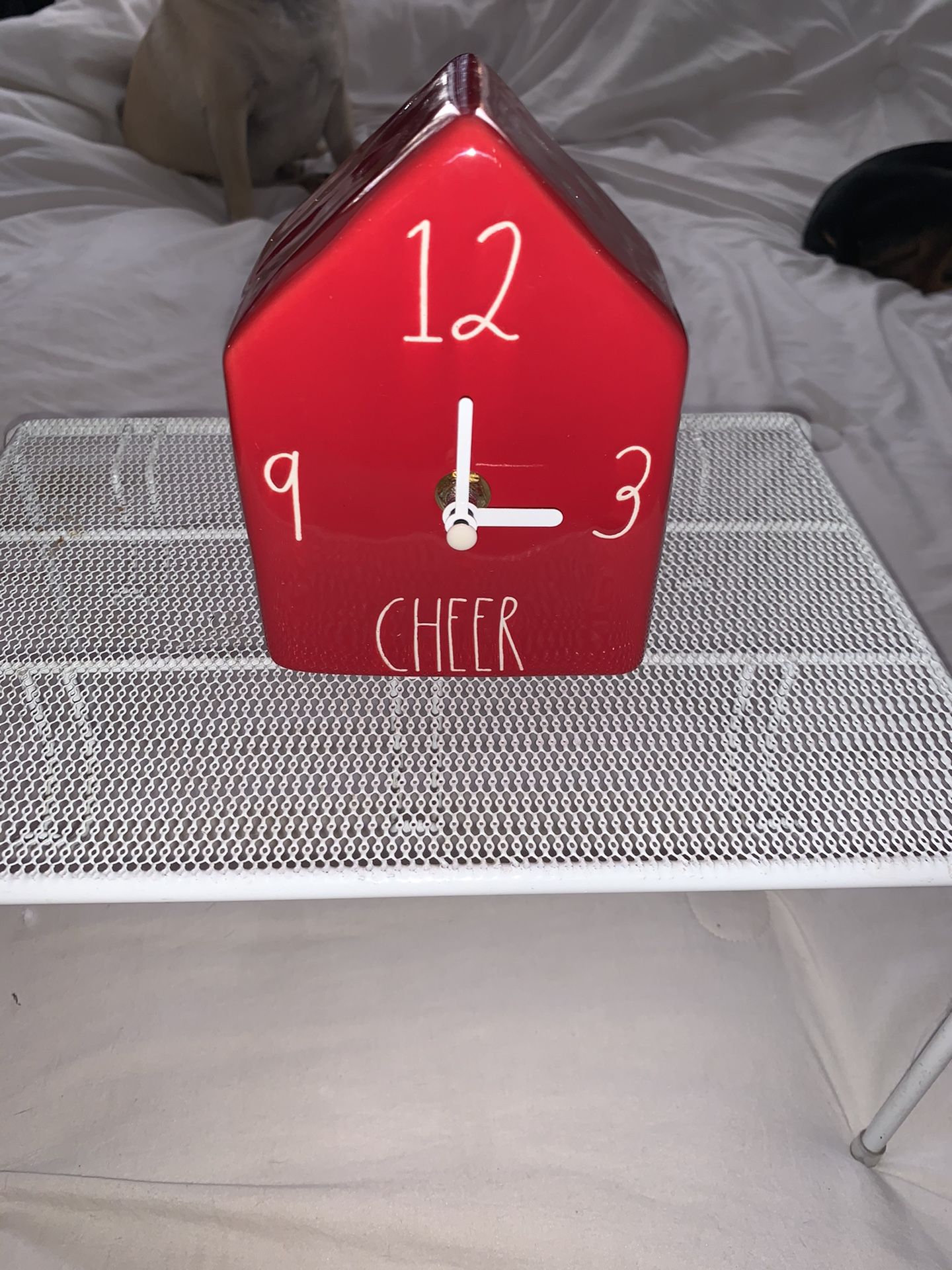 Rae Dunn CHEER Clock