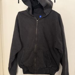 yeezy gap zip up hoodie