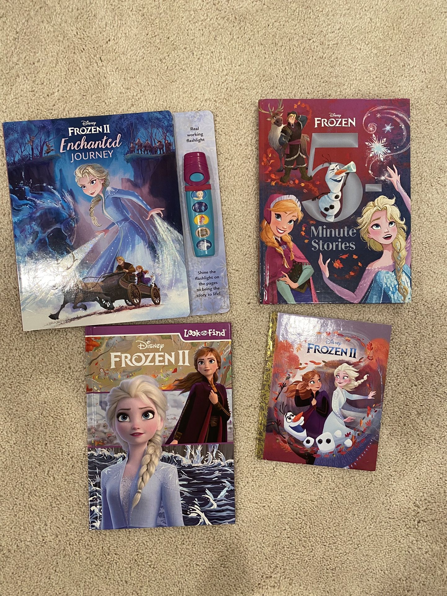Set Of Four Frozen Books