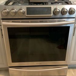 Samsung slide in range