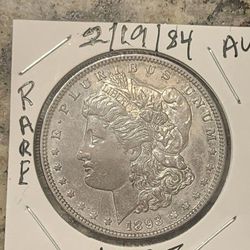 RARE 1893 P Morgan Silver Dollar