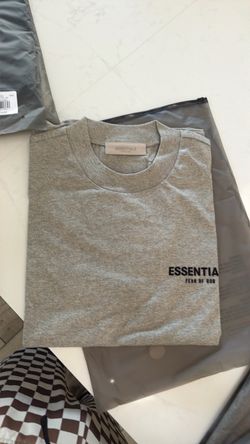 essentials shirt dark oatmeal (xs, s, m)