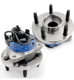Pair of Front Wheel Bearing Hub Assembly w, ABS Compatible with Malibu, Cobalt, G6, Aura