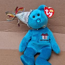 Ty December Birthday Beanie Bear 