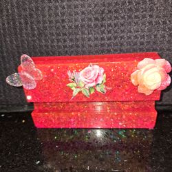 Cell Phone/Tablet holder, Pink resin