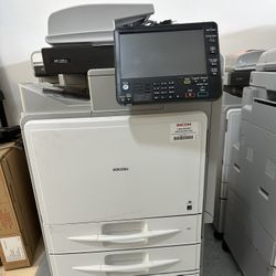 Office Printer Ricoh Mp C401 Fax, Scanner, Duplex 