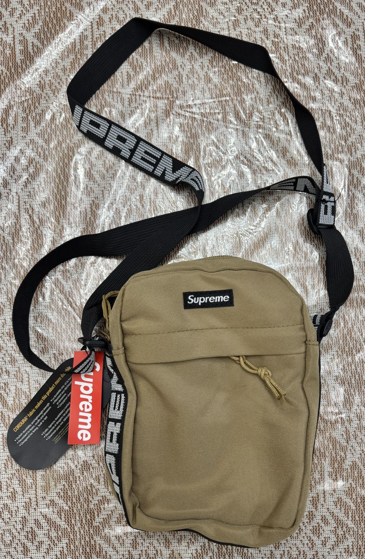 Supreme khaki shoulder bag