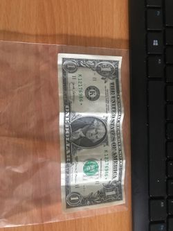 Dollar bill star note