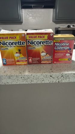 Nicotine Gum and lozenges