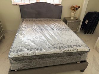 NEW MATTRESS FULL SIZE PILLOW TOP WITH BOX SPRING