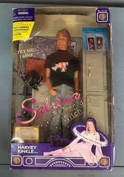 Vintage Sabrina The Teenage Witch Harvey Kinkle Fashion Doll Figure Kenner just $10